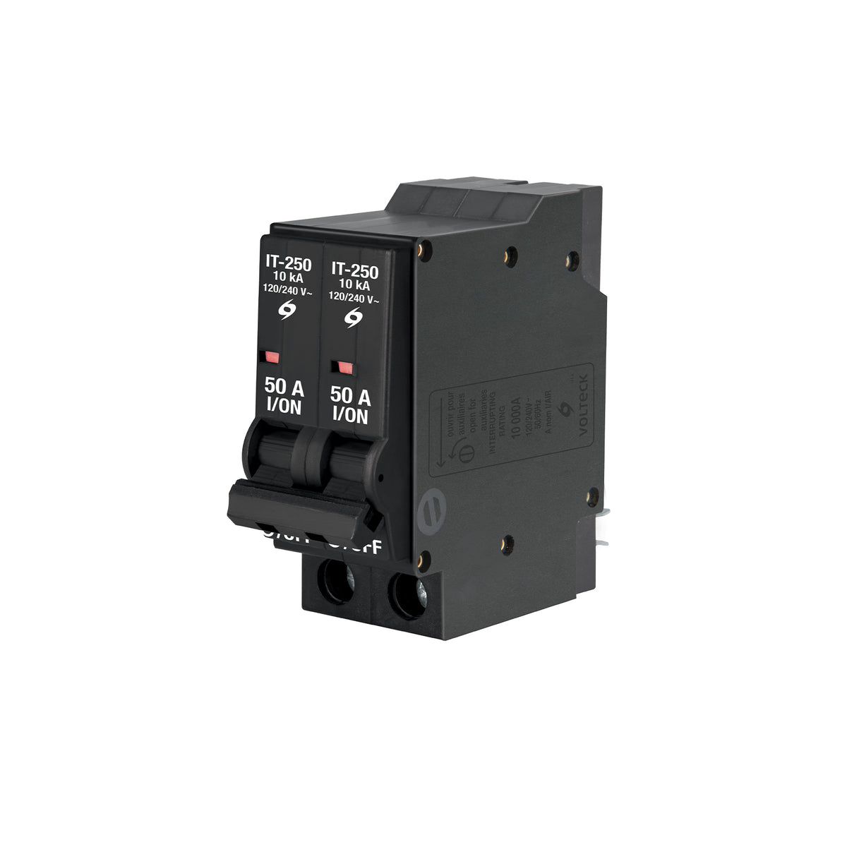 Interruptor de 2 Polos 50 a, Enchufable, a Granel, Volteck