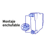 Interruptor de 3 Polos 20 a, Enchufable, Volteck