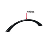 Jaladera de 96 mm, Línea Arco, Negro, Hermex