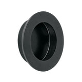 Jaladera de Embutir Circular No. 4 Acabado Negro