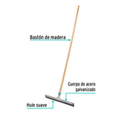 Jalador con Base de Lámina de 40 cm, con Bastón de Madera