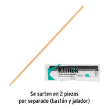 Jalador con Base de Lámina de 40 cm, con Bastón de Madera