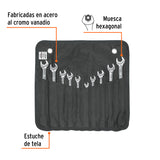 Jgo 10 Llaves Combinadas Extralargas Pulidas Std y mm, Expert