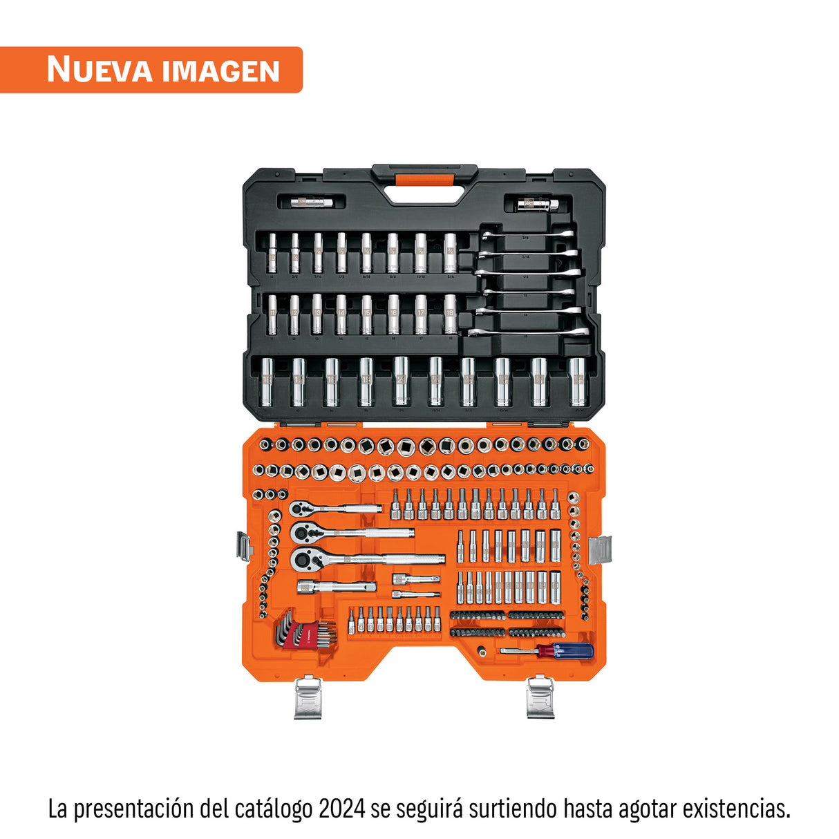 Juego 217 Herramientas 1/4', 3/8' y 1/2' Std y mm para Mecánico