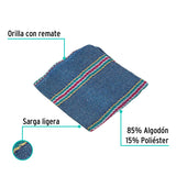 Jerga Azul Sarga Ligera de 1 m X 48 cm, Klintek