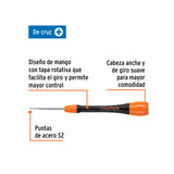 Desarmador de Precisión de Cruz PH000 Mango Ergonómico
