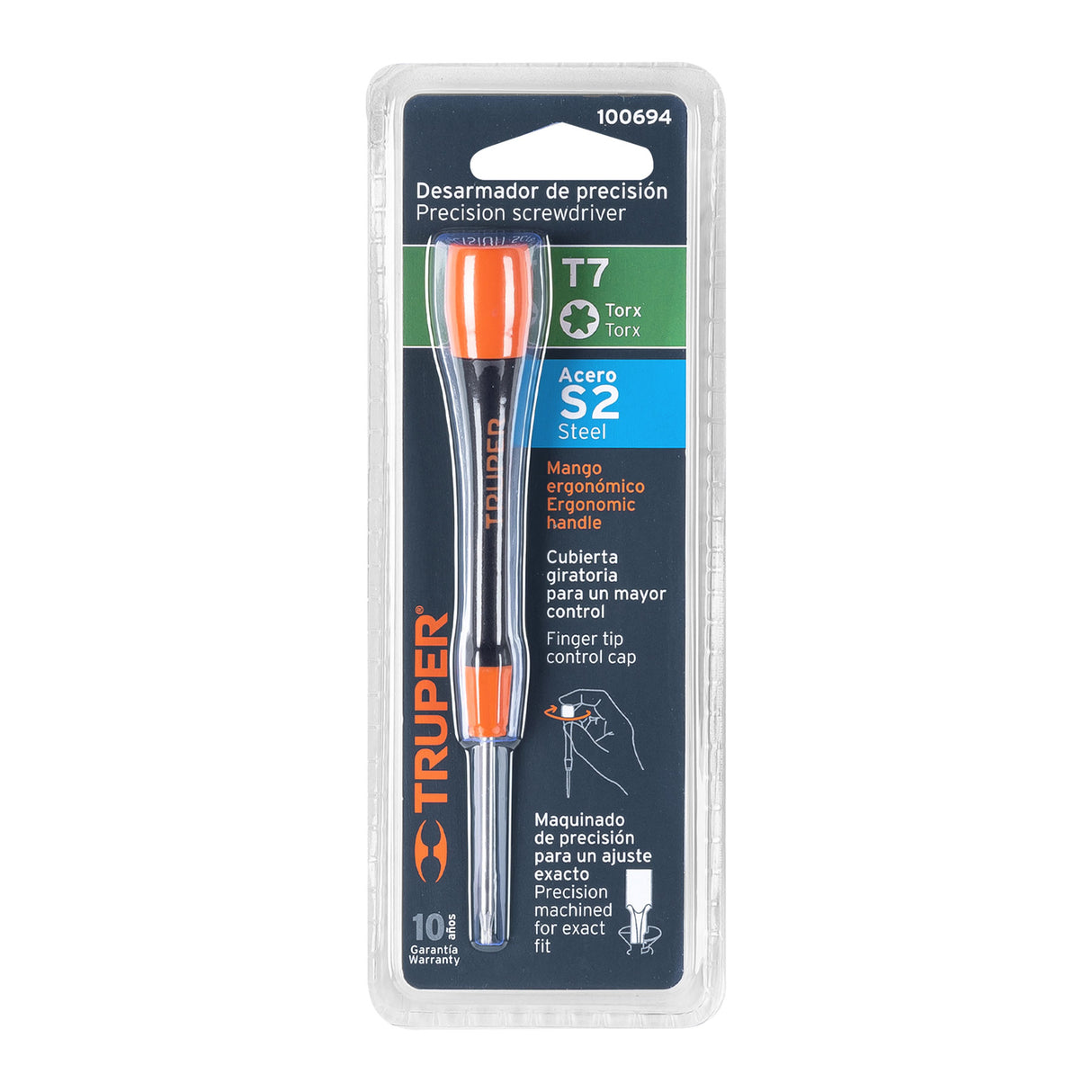 Desarmador de Precisión Punta Torx T7 Mango Ergonómico