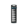 Juego de 7 dados cuadro 1/2' punta hexagonal mm, Truper
