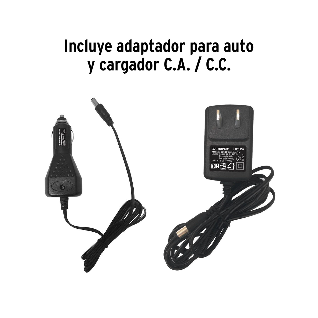 Linterna Reflectora LED 300 Lm Recargable, Truper