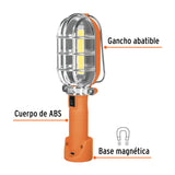 Lámpara LED 280 Lm de Taller, Recargable, Truper
