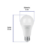 Foco LED 14 W (100 W) A19, 3000K Blanca Cálida, 1500 Lm, Caja