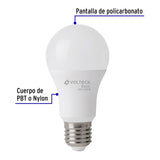 Pack 4 Focos LED 14 W (75 W) A19, 6500K Fría, 1150 Lm, Basic