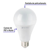 Foco LED 18 W (125 W) A25, 3000K Blanca Cálida, 1900 Lm, Caja