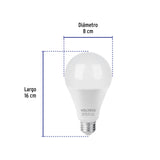 Foco LED 18 W (125 W) A25, 3000K Blanca Cálida, 1900 Lm, Caja