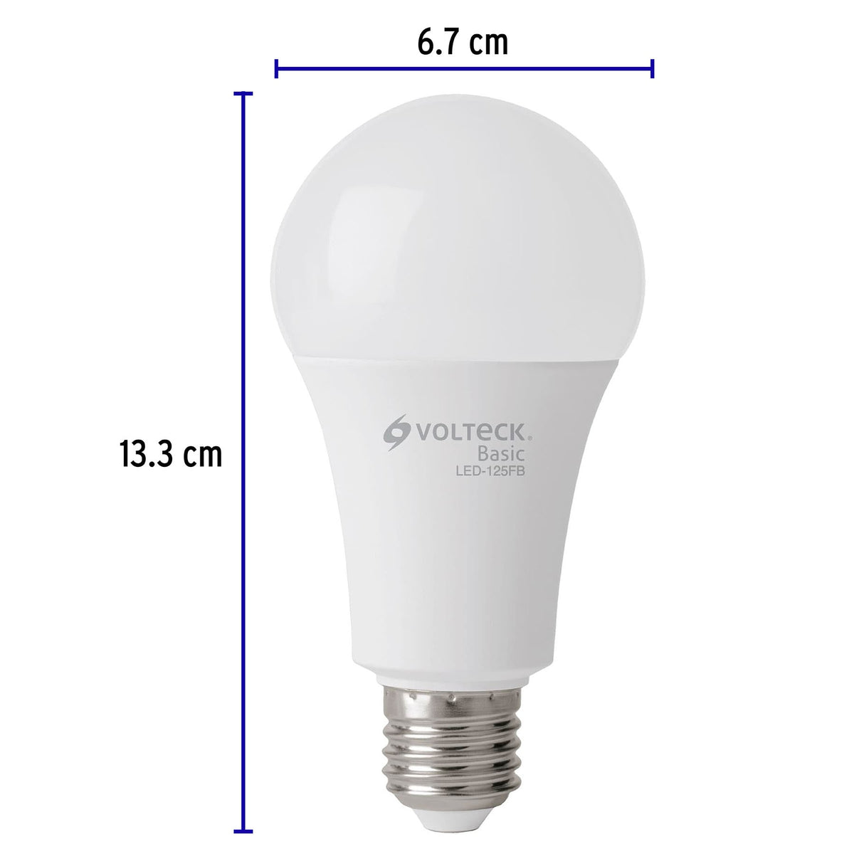 Pack 4 Focos LED 16 W (100 W) A22, 6500K Fría, 1550 Lm, Basic