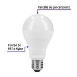 Pack 4 Focos LED 18 W (125 W) A25, 6500K Blanca Fría, 1900 Lm