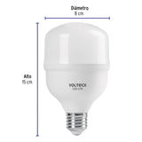 Foco LED Alta Potencia 20 W (170 W) 6500K Blanca Fría, E26