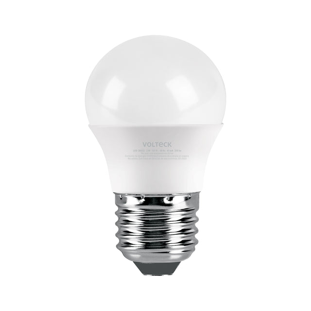 Foco LED 3 W (25 W) G45, 3000K blanca cálida, 270 lm, caja
