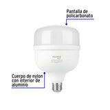 Foco LED Alta Potencia 35 W (350 W) 6500K Blanca Fría, Basic