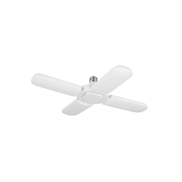 Lámpara LED tipo ventilador 32 W, 4 aspas, 6500K, BASIC