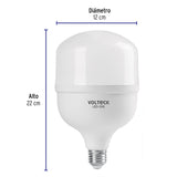 Foco LED Alta Potencia 40 W (350 W) 6500K Blanca Fría, E26