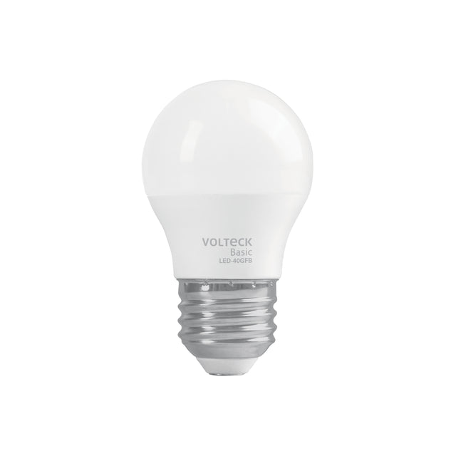 Foco LED 5 W (40 W) G45, 6500K blanca fría, 450 lm, BASIC