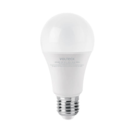 Foco LED 9 W (60 W) A19, 3000K blanca cálida, 800 lm, caja
