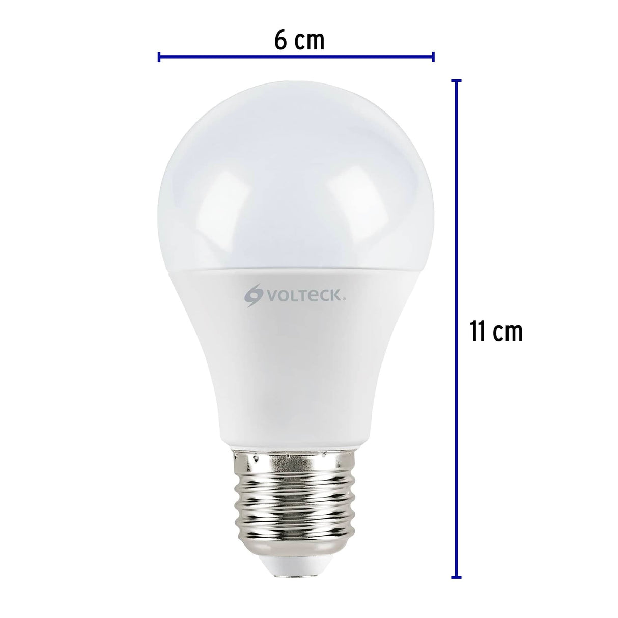 Pack 4 Focos LED 9 W (60 W) A19, 3000K Blanca Cálida, 800 Lm