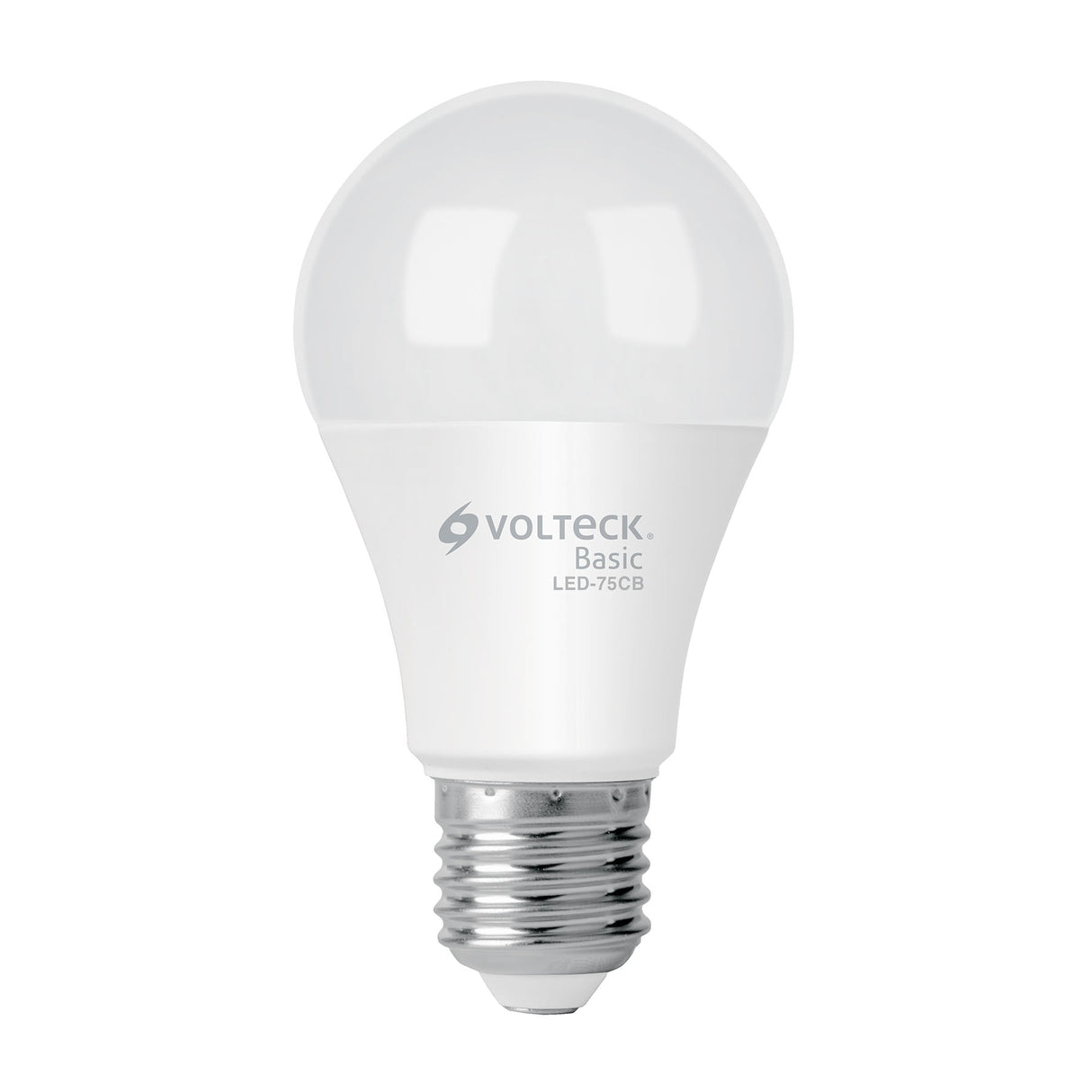 Foco LED 10 W (75 W) A19, 3000K blanca cálida, 950 lm, BASIC