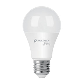 Foco LED 10 W (75 W) A19, 3000K blanca cálida, 950 lm, BASIC
