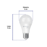 Foco LED 10 W (75 W) A19, 6500K Blanca Fría, 950 Lm, Basic