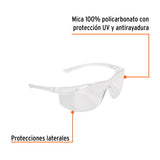 Lentes de Seguridad Transparentes con Antiempaño, Ultralite