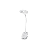Lámpara Escritorio LED 4 W Recargable C/Clip, 3 Intensidades
