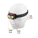 Linterna de Minero LED 270 Lm con Sensor Recargable, Truper