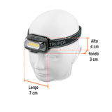 Linterna de Minero LED 460 Lm con Sensor, Recargable, Truper