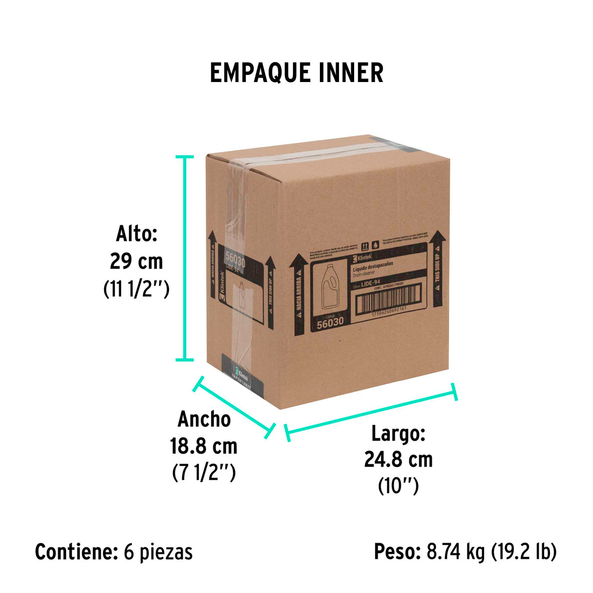 Líquido Destapacaños de 946 ml, Klintek