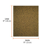 Lija para Madera Papel Cabinet, Grano 80, Truper