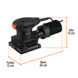 Lijadora Orbital 1/4 Hoja, 300 W, Truper Industrial