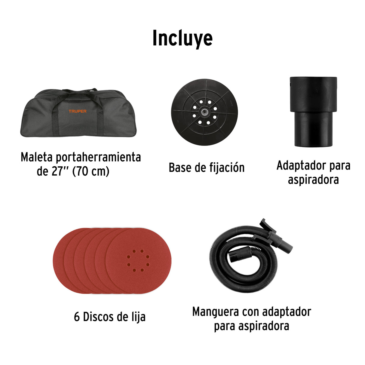 Lijadora de Pared y Techo 9' 750 W, Profesional, Truper Pro
