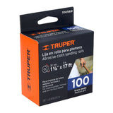 Rollo de 5 m de Lija para Plomero Grano 100 Ancho 1-1/2'