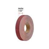 Rollo de 45 m de Lija para Plomero Grano 120 Ancho 1-1/2'