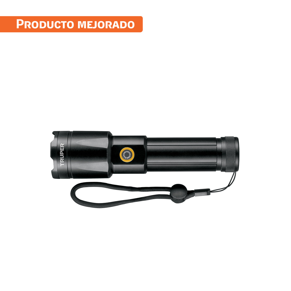 Linterna LED Recargable, de Aluminio, 1, 200 Lm, Truper