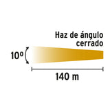 Linterna Plástica de LED, 180 Lm, Recargable, Pretul