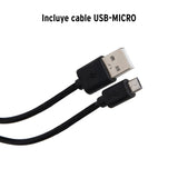 Linterna Plástica de LED, 100 Lm, Recargable, Pretul