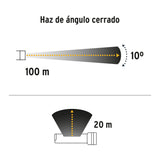 Linterna Plástica de LED, 100 Lm, Recargable, Pretul