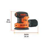 Lijadora Roto-orbital 5', 20 V, sin Accesorios, Truper Pro