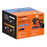 Lijadora Roto-orbital 5', 20 V, 1 Batería 2 Ah, Truper Pro
