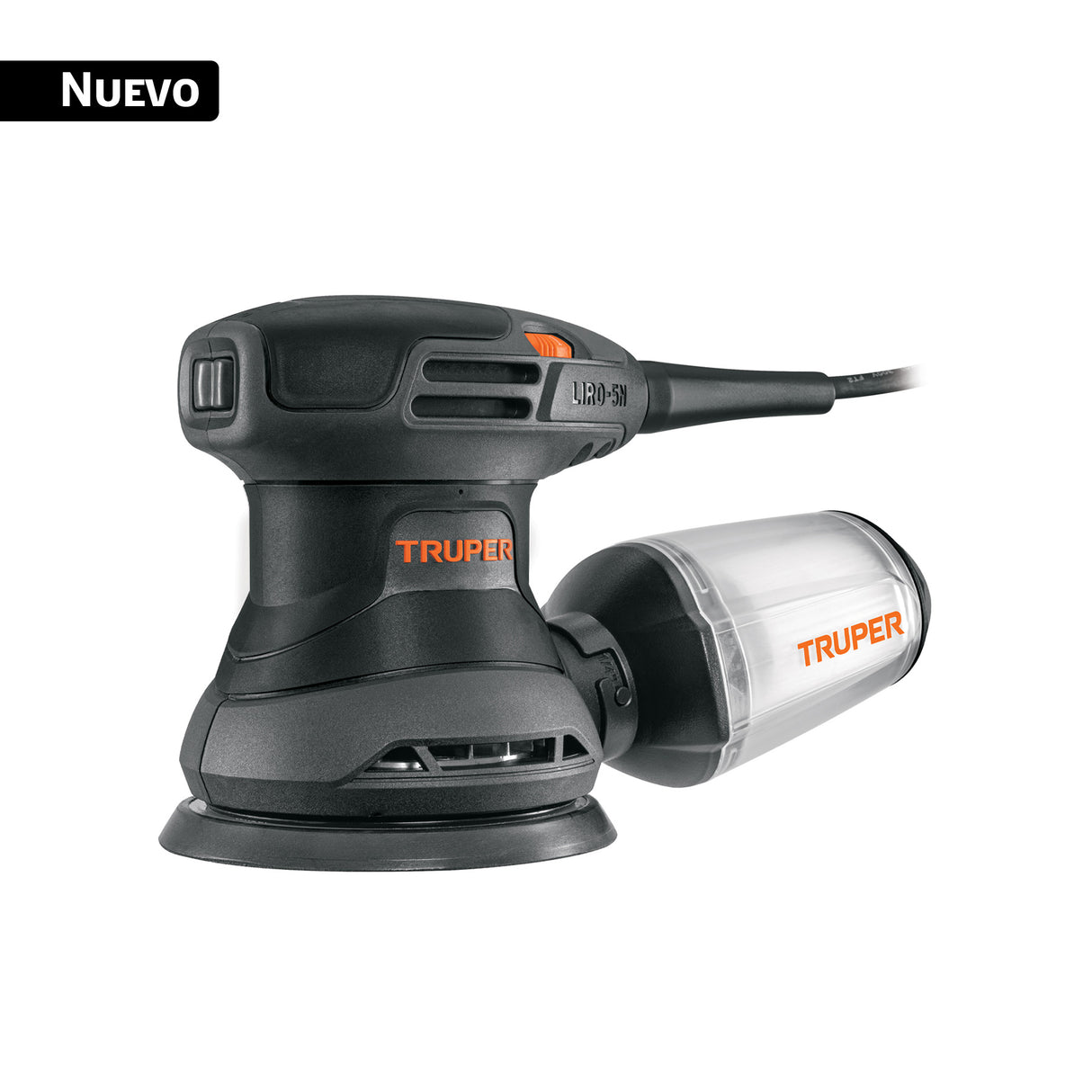 Lijadora Roto Orbital 5', 260 W, Truper Industrial