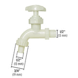 Llave para Manguera, de Plástico 65G, 1/2', Granel, Pretul