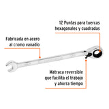 Llave Combinada Matraca Reversible 5/16'X138 mm Largo, Expert